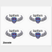 BargasArtworksロゴシール 楕円形シール (シート)