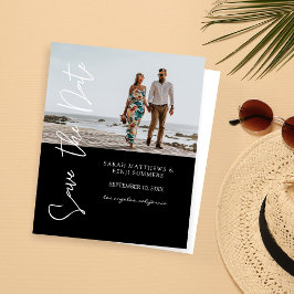 Bargin写真とタイポグラフィ日付を保存ブラック4