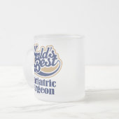 Bariatricの外科医のギフト フロストグラスマグカップ (正面左)