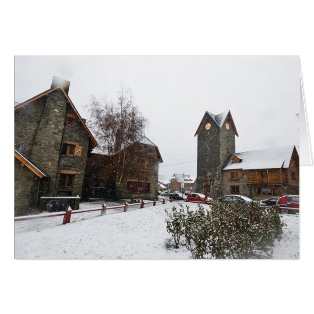 Barilocheの都心、パタゴニアアルゼンチン (正面横)