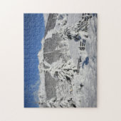 BarilocheのCatedralのスキー場の眺め ジグソーパズル (縦)