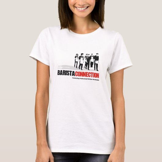 Baristaのつながりの女の子 Tシャツ (正面)