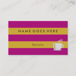 Baristaの名刺に"印を付けます" 名刺