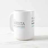 Baristaの苦いマグ2 コーヒーマグカップ (正面左)