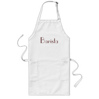 Baristaの長いエプロン ロングエプロン