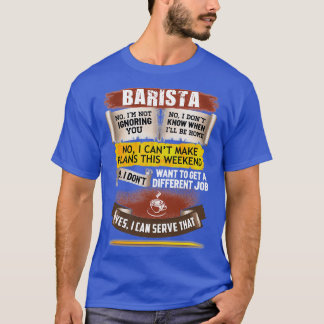 Barista素晴らしは Tシャツ