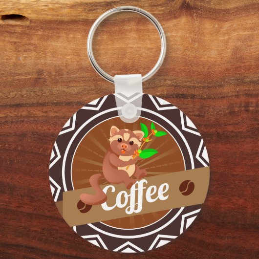 barista apronscoffee mugs apronsapronsdesign your  キーホルダー (裏面)