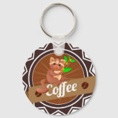 barista apronscoffee mugs apronsapronsdesign your  キーホルダー (裏面)