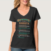 Barista Coffeemaker Job Tシャツ (正面)