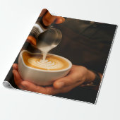 Barista Design Wrapping Paper ラッピングペーパー (アンロールド)