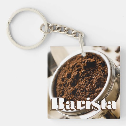 Barista, Espresso Portafilter，コーヒー キーホルダー (正面)