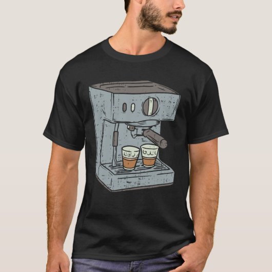 Barista I Espresso I Coffee Tシャツ (正面)
