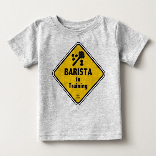 Barista in Training ベビーTシャツ (正面)