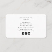 Barista Tarot Blue 名刺 (裏面)