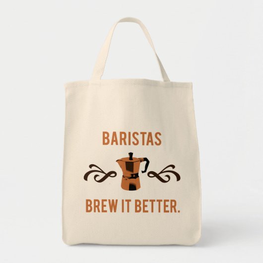Baristasの醸造物よりよくそれ トートバッグ (正面)