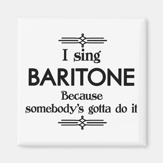 Baritone – 誰かが音楽を聴おもしろいく マグネット (正面)