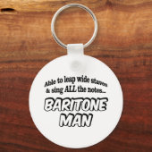 Baritone Man – 音楽スーパーヒーロー キーホルダー (正面)