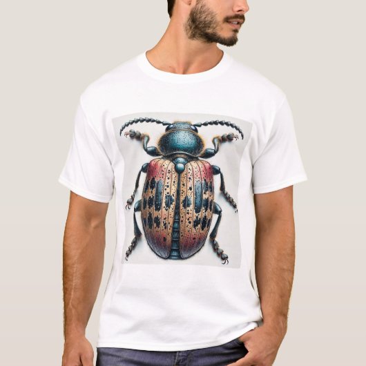 Bark beetle 091024IREF221 - Watercolor Tシャツ (正面)