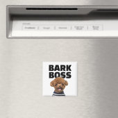 Bark Boss Custom Dog Photo Personalized Gift マグネット (インサイチュ (食洗機))