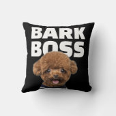 Bark Boss Dog Photo Custom Pet クッション (裏面)