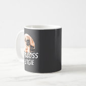 Bark Boss Pet Dog Photo Modern Simple Cool  コーヒーマグカップ (正面左)