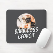 Bark Boss Pet Dog Photo Modern Simple Cool  マウスパッド (マウス)