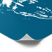 Bark For Me Fierce Dog Blackletter Aesthetic For M ポスター (角)