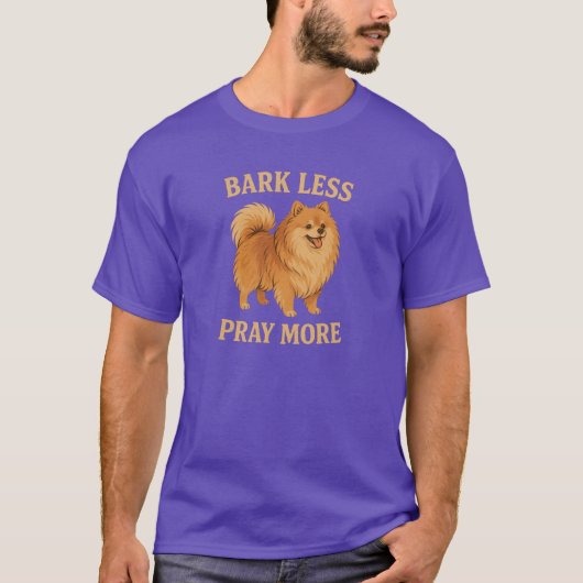 Bark Less Pray More Edition 2 (smile) - Christian Tシャツ (正面)