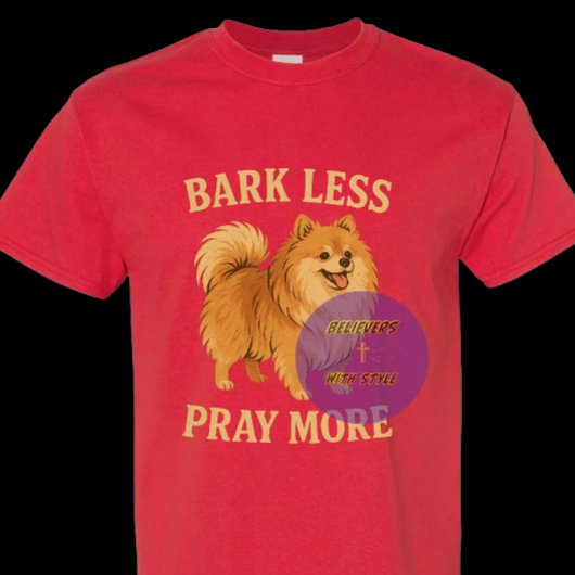 Bark Less Pray More Edition 2 (smile) - Christian Tシャツ