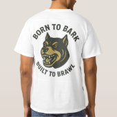 Bark N Brawl K9 Tシャツ (裏面)