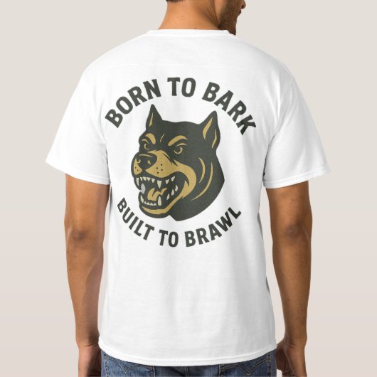 Bark N Brawl K9 Tシャツ  (裏面)