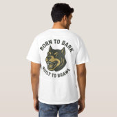 Bark N Brawl K9 Tシャツ (裏面フル)