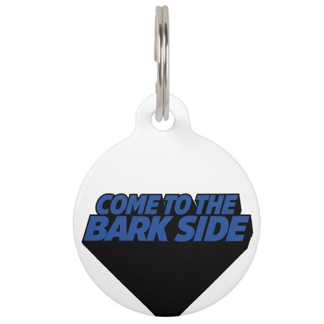 Bark Side ペット　ネームタグ (正面)