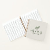 Bark & Stride ドッグウォーキングビジネスQRコード ノートブック (内部)