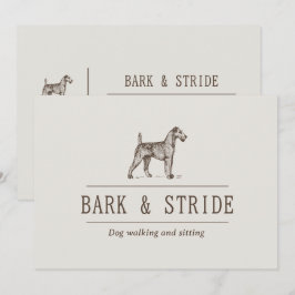 Bark & Stride 犬の散歩ビジネスQRコード  招待状