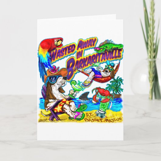 Barkaritavilleの無駄にされた遠くに カード (正面)