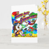 Barkaritavilleの無駄にされた遠くに カード (黄色い花)