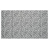 Barkclothスタイルパターン – 白黒 ファブリック (ファットクウォーター)