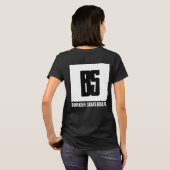 BARKERはTシャツ(ジョニーの素晴らしい) BTLのスケートボードをします Tシャツ (裏面フル)