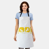 Barking Good Style for Canine Lovers エプロン (着用した状態)