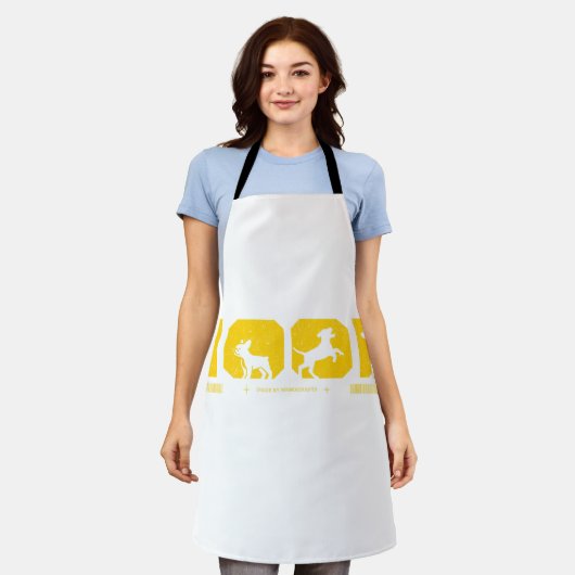 Barking Good Style for Canine Lovers エプロン (着用した状態)