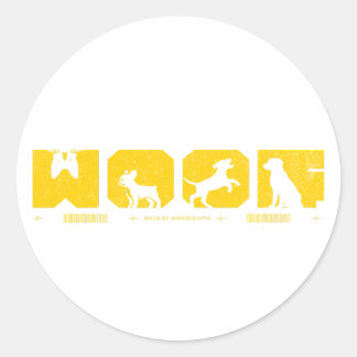 Barking Good Style for Canine Lovers ラウンドシール