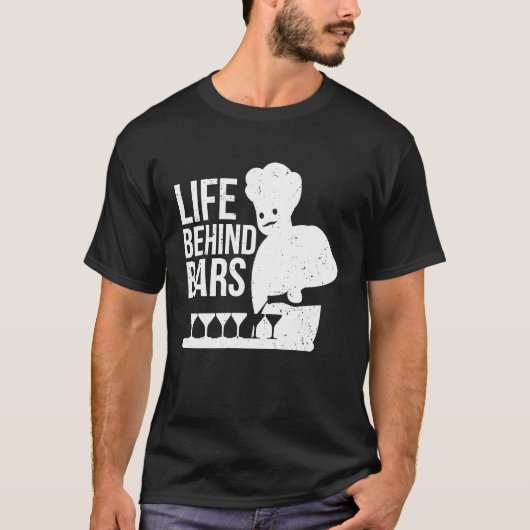 Barmann the life behind the bar tシャツ (正面)