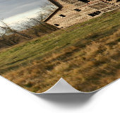 BarnおよびSiloキャンバスの印刷 ポスター (角)