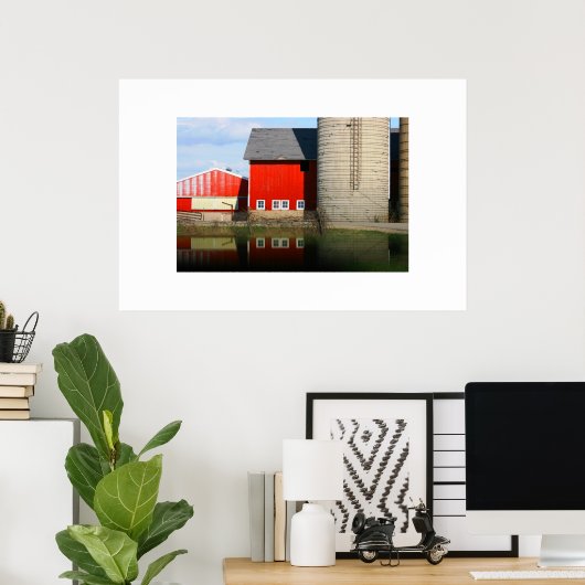 Barn反射 ポスター (ホームオフィス)