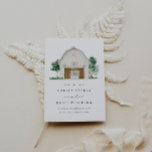 Barn日付を保存素朴し、Farmhouse日付を保存 招待状<br><div class="desc">美しい水彩小屋とフォントのペアリングを特徴とする日付を保存した素朴なシンプル納屋である。すべてのフォントの色およびほとんどの語句を編集する（"and"は別の単語に変更することはできませんが、色は変更することができる）。水彩納屋の色は変えられないが、エレメントの移動やサイズ変更がもし可能。すべての編集オプションについては、ツールバーで「パーソナライズ」を選択する：)</div>