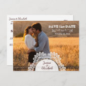 Barn素朴日付の保存 案内ポストカード (正面/裏面)