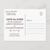 Barn素朴日付の保存 案内ポストカード (裏面)