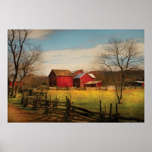 Barn – パスの上に ポスター (正面)