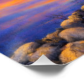 Barn Bluff, Red Wing Sunset Glossy Poster ポスター (コーナー)